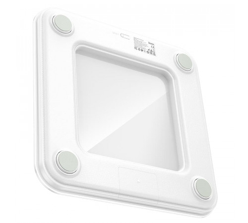 Ваги підлогові HOCO HI21 Smart body fat scale White (6942007624121)