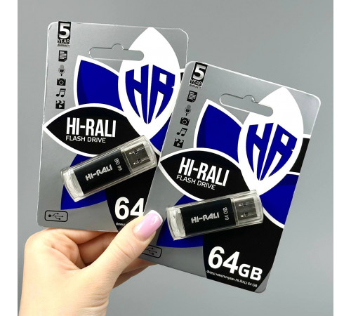 USB флеш Hi-Rali 64Gb Rocket USB2.0