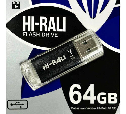USB флеш Hi-Rali 64Gb Rocket USB2.0
