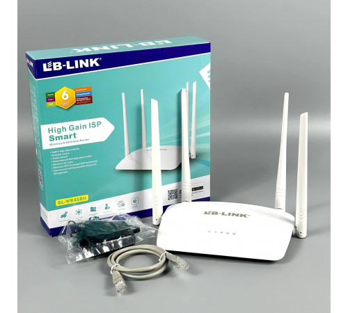 Wi-Fi роутер LB-Link BL-WR450H 2.4GHz 300Mbps 2LAN+1WAN