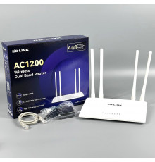 Wi-Fi роутер LB-Link BL-W1210M 11AC 1200Mbps 2.4GHz-5GHz 4LAN+1WAN