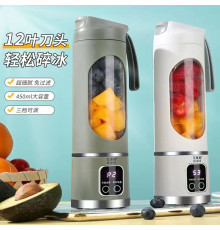 Портативний блендер у пляшці соковитискач з USB-зарядкою, 12 лез, 3 скор  XL-1069 (40)