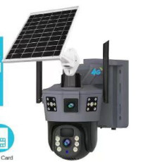360 Камера TP18 4G ЧОРНА SIM CARTA 4G Solar ptz 6MP camera ¶app:v380pro (12)