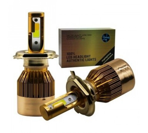 НЕТУ Автолампа LED C6 H7 золотая коробка (50 шт/ящ)