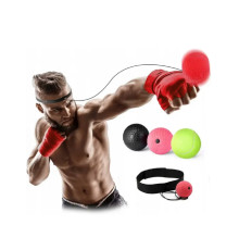 ТРЕНАЖЕР Боксерський м'яч для тренувань пов'язка на голову, м'яч для вправ Muay Thai (500)