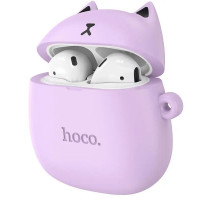 Бездротові навушники HOCO EW45 True wireless stereo headset Lilac Cat (6931474789228)