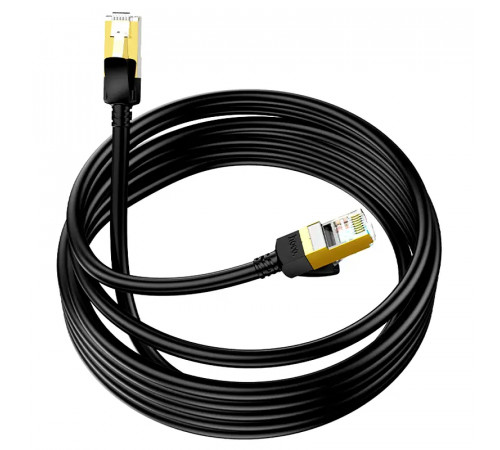 Мережевий кабель HOCO US02 Level pure copper gigabit ethernet cable(L=3M) Black (6931474761965)