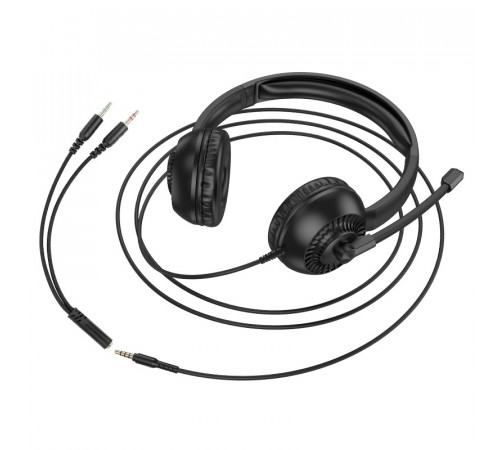 Навушники ігрові HOCO W112 Pure headphones Black (6942007645041)