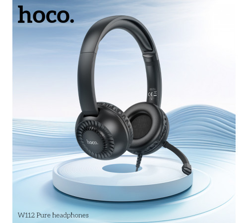 Навушники ігрові HOCO W112 Pure headphones Black (6942007645041)