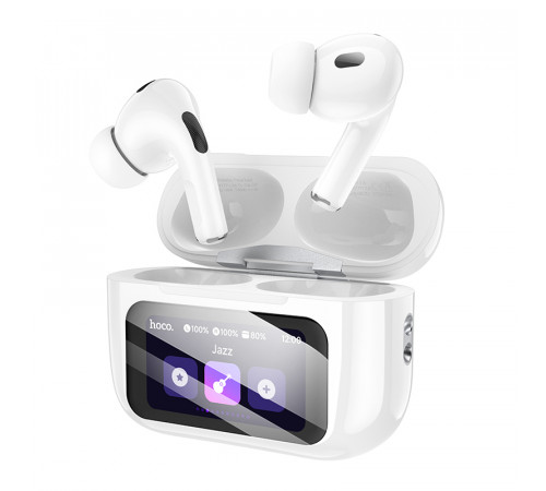 Бездротові навушники TWS HOCO EW72 Lite Soar, touch screen, White (6942007651004)