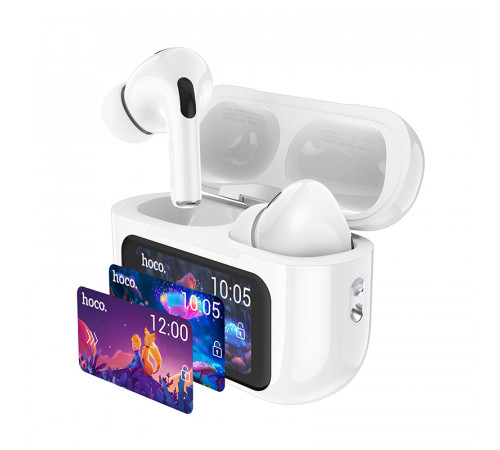 Бездротові навушники TWS HOCO EW72 Lite Soar, touch screen, White (6942007651004)