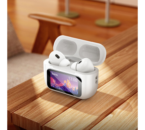 Бездротові навушники TWS HOCO EW72 Lite Soar, touch screen, White (6942007651004)