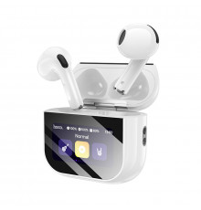 Бездротові навушники TWS HOCO EW82 Sparkle, touch screen, White (6942007646529)
