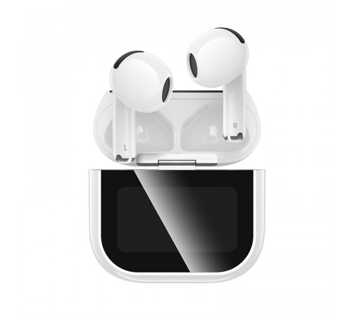 Бездротові навушники TWS HOCO EW82 Sparkle, touch screen, White (6942007646529)