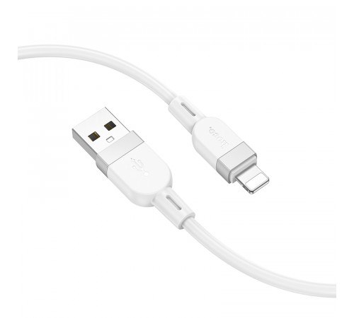 Кабель HOCO X109 Energy silicone charging data cable iP (L=1M) White (6942007636216)