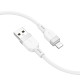 Кабель HOCO X109 Energy silicone charging data cable iP (L=1M) White (6942007636216)