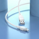 Кабель HOCO X109 Energy silicone charging data cable iP (L=1M) White (6942007636216)