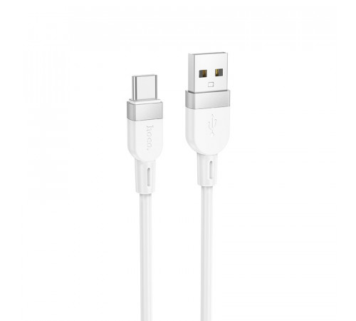 Кабель HOCO X109 Energy silicone charging data cable Type-C(L=1M) White (6942007636254)