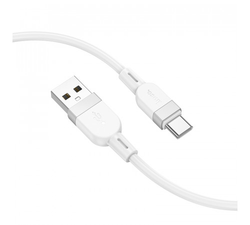 Кабель HOCO X109 Energy silicone charging data cable Type-C(L=1M) White (6942007636254)