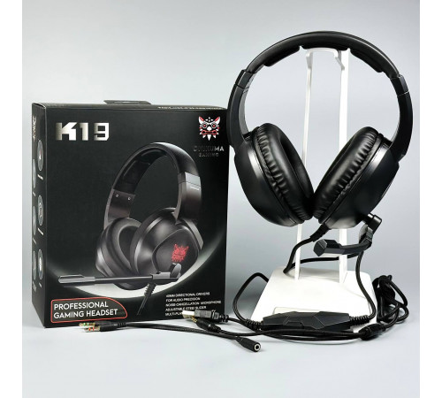 Навушники комп'ютерні Onikuma K19 RGB з мікрофоном