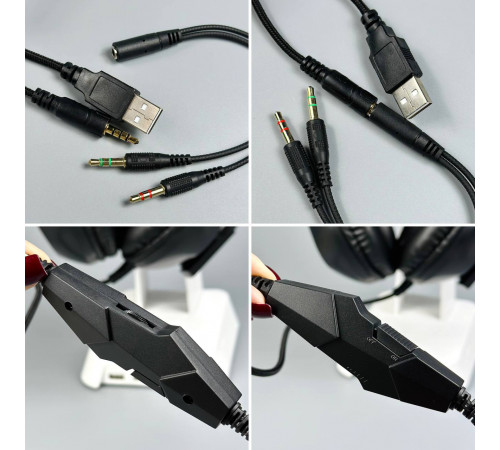 Навушники комп'ютерні Onikuma K19 RGB з мікрофоном