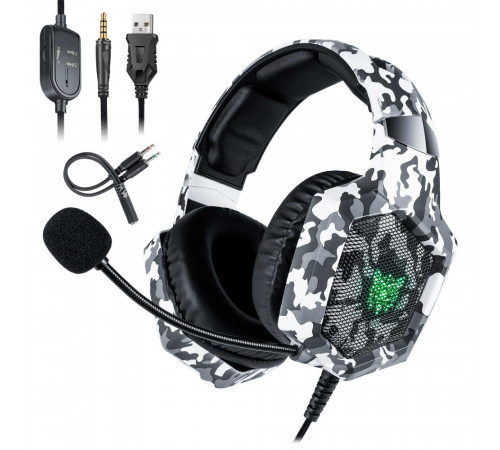 Навушники дротові Onikuma K8 з мікрофоном RGB