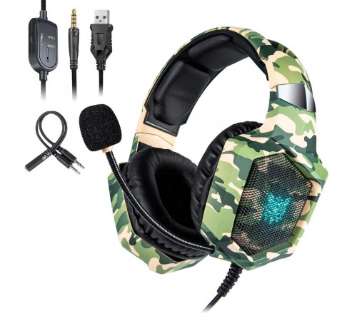 Навушники дротові Onikuma K8 з мікрофоном RGB