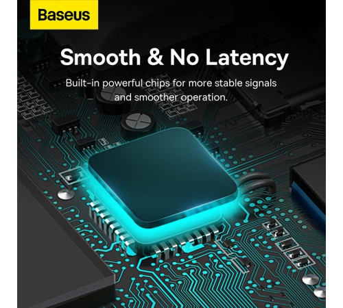 USB-хаб Baseus Lite Series 4-Port Type-C HUB Adapter (Type-C to USB 3.0*4) 25cm Black (WKQX030301)