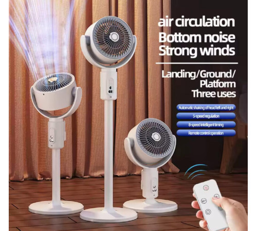 Вентилятор  Напольн.5-ступенчатыйРегулируемая высота Контроль времени  LY-960  (6)