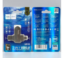 USB флеш Hoco UD10 64Gb Wise USB3.0+Type-C Швидкісна