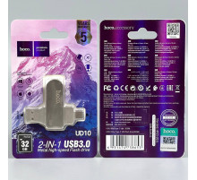 USB флеш Hoco UD10 32Gb Wise USB3.0+Type-C Швидкісна