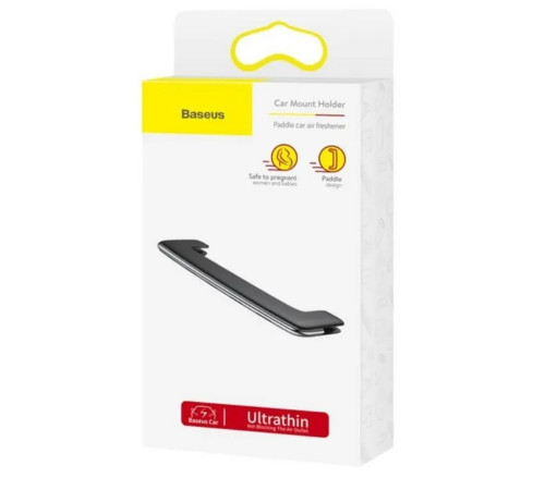 Автомобільний освіжувач повітря Baseus Paddle car air freshener Black (SUXUN-BP01)