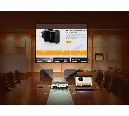 Кабель UGREEN ED015 HDMI Flat Cable 2m (UGR-70159) (UGR-70159)