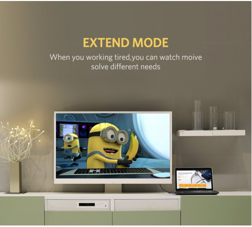 Кабель UGREEN ED015 HDMI Flat Cable 5m (UGR-50821) (UGR-50821)