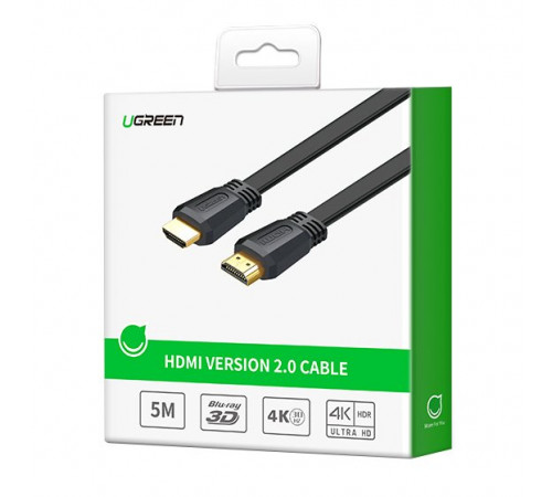 Кабель UGREEN ED015 HDMI Flat Cable 5m (UGR-50821) (UGR-50821)