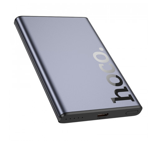 Зовнішній акумулятор HOCO Q32 Bird PD20W wireless magnetic power bank(5000mAh) Metal Gray (6942007634076)