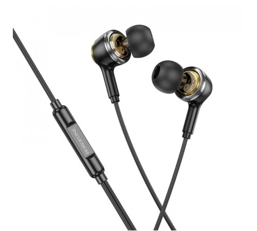 Навушники дротові BOROFONE BM90 (3.5mm) Black (6941991109812)