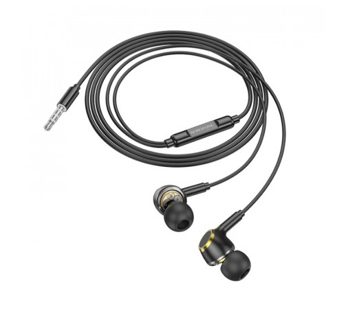 Навушники дротові BOROFONE BM90 (3.5mm) Black (6941991109812)