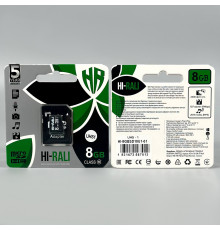 Карта пам'яті Hi-Rali 8Gb (UHS-1) 10 Class (з адаптером SD)