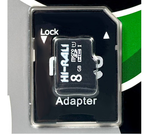 Карта пам'яті Hi-Rali 8Gb (UHS-1) 10 Class (з адаптером SD)