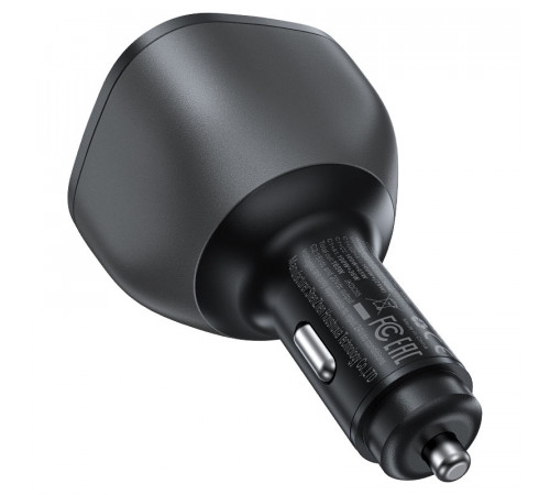 Автомобільний зарядний пристрій ACEFAST B14 165W (2*USB-C+USB-A) 3-port car charger Black (6974316282938)