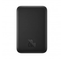 Зовнішній акумулятор Baseus Magnetic Mini Air Wireless Fast Charge Power Bank 6000mAh 20W Cluster Black（With Simple Series Charging Cable Type-C to (P10059002113-00)