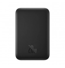 Зовнішній акумулятор Baseus Magnetic Mini Air Wireless Fast Charge Power Bank 6000mAh 20W Cluster Black（With Simple Series Charging Cable Type-C to (P10059002113-00)