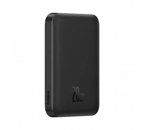 Зовнішній акумулятор Baseus Magnetic Mini Air Wireless Fast Charge Power Bank 6000mAh 20W Cluster Black（With Simple Series Charging Cable Type-C to (P10059002113-00)