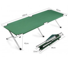 Уличная портативная складная КРОВАТЬ для кемпинга, кровать для сна (Камуфляж ¶Синый ¶Темно Синый (4)