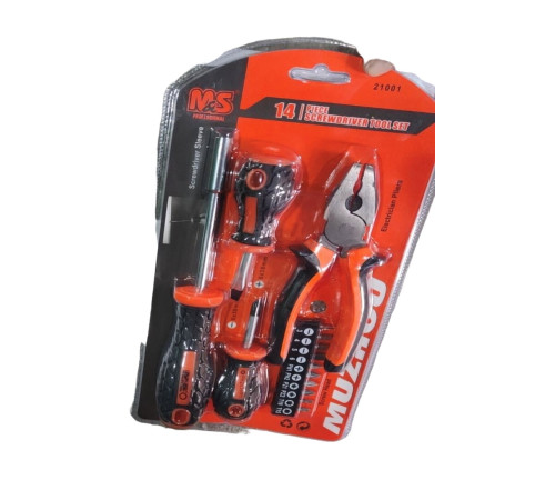 Набор Отверток 14  в 1  Screwdriver + vise and other sets    447   	 (60)