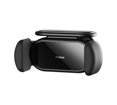 Автотримач для телефона Baseus Steel Cannon pro Solar Electric Car Mount Black (SUGP010001)