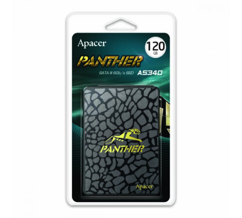 Накопичувач SSD Apacer AS340 120GB 2.5" 7mm SATAIII Standard (AP120GAS340G-1)