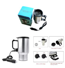 Чашка Авто На 12 В 450 мл з нержавіючої сталі, термоси, автомобіль Car cup  LY-733(48)