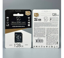 Карта пам'яті T&G 128Gb (UHS-3) 10 Class (з адаптером SD)